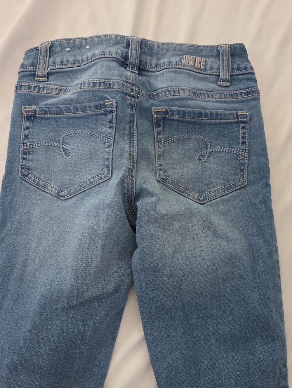 Justice Mid Rise Super Skinny Girls 12 Slim